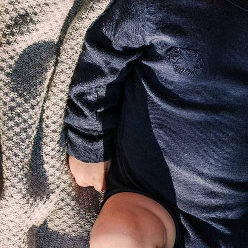 Merino zavinovací body granátové Eevi