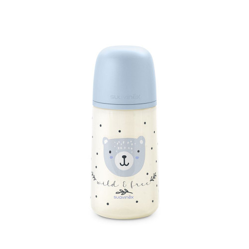 Kojenecká láhev 270 ml fyziologická M Wild & Free Suavinex