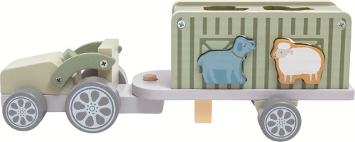 Toys Dřevěné auto se zvířátky 2Kids