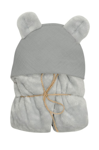 Deka s kapucí Koala mušelínová 95 x 95 cm Babymatex