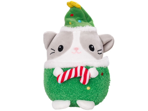 Kawaii Xmas zvířátko plyšové ve vánočním oblečku