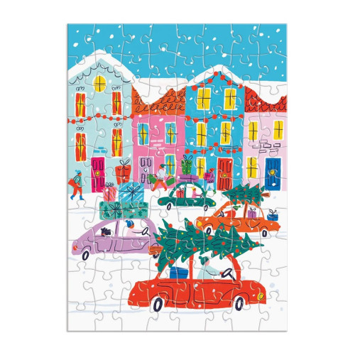 Galison Puzzle adventní kalendář 12 v 1