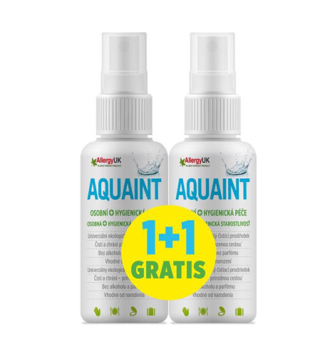 100% ekologická čisticí voda 2 x 50 ml Aquaint