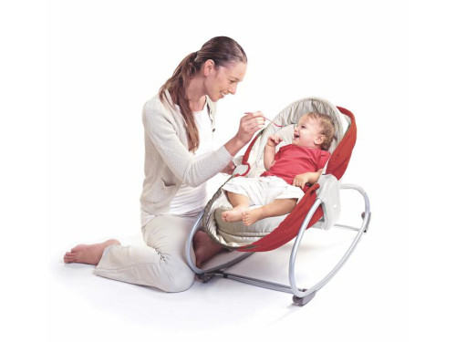 Lehátko 3v1 Rocker Napper červené Tiny Love