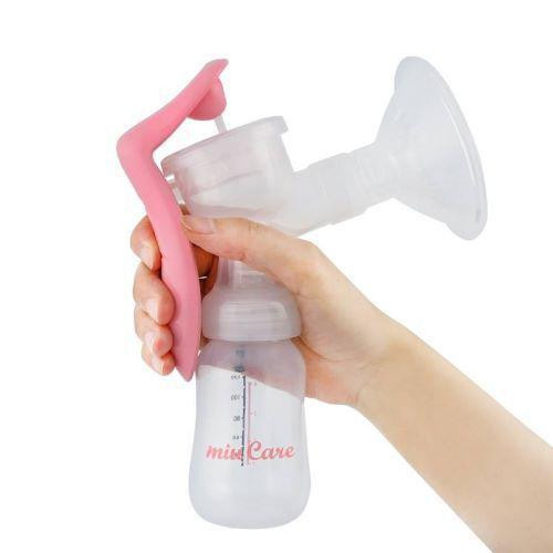 Odsávačka mléká manuální 2-fázová Miu Care + láhev 240 ml