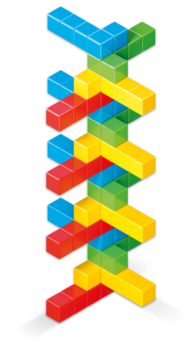 Geomag Magicube Full Color 64 dílků