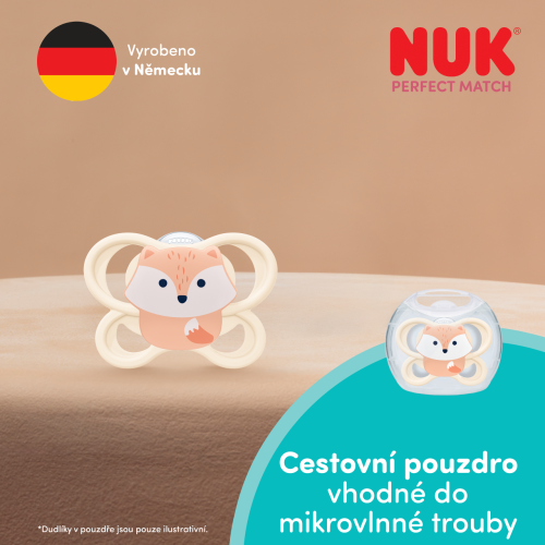Dudlík Perfect Match Air 0-6 m 1 ks box Nuk