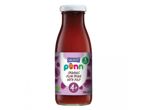 Salvest Ponn BIO Švestková šťáva s dužinou (240 ml) 4m+