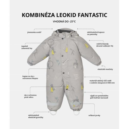 Zimní kombinéza Fantastic Leokid