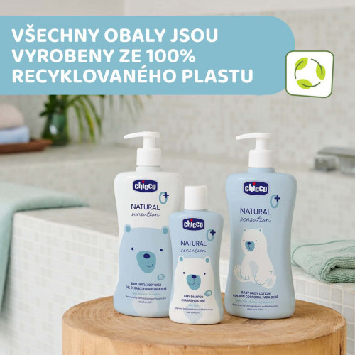 Sprchový gel s aloe a heřmánkem Natural Sensation 200 ml, 0 m+ Chicco