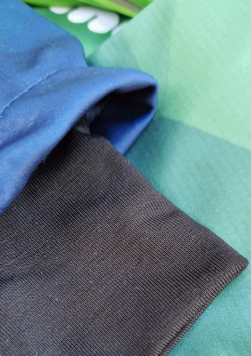 Softshellová bunda dětská Mozaika zelená Wamu