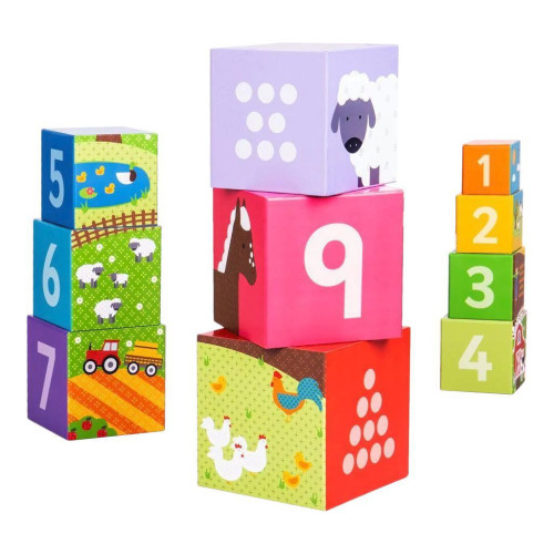 Didaktické kostky farma Bigjigs Toys