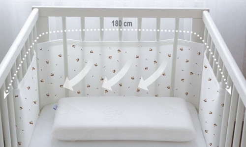 Mantinel do postýlky Bump Air Design 180 cm Babymatex