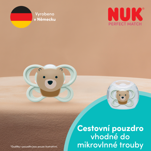 Dudlík Perfect Match Air 0-6 m 1 ks box Nuk