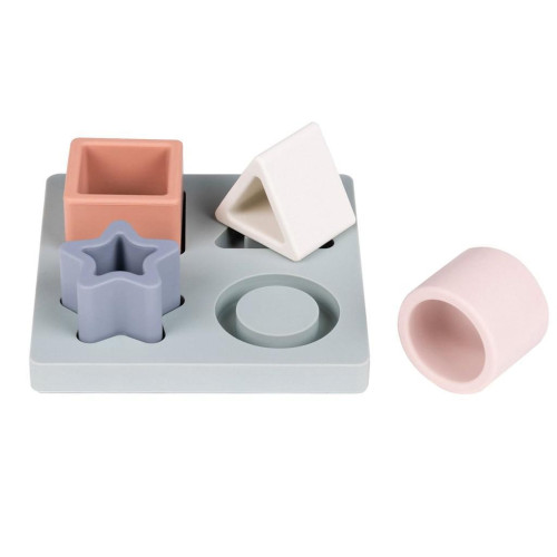 Nattou Hračka vkládačka silikonová 12x12 cm