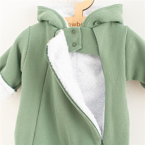 Zimní kojenecká kombinéza s kapucí New Baby Frosty mint