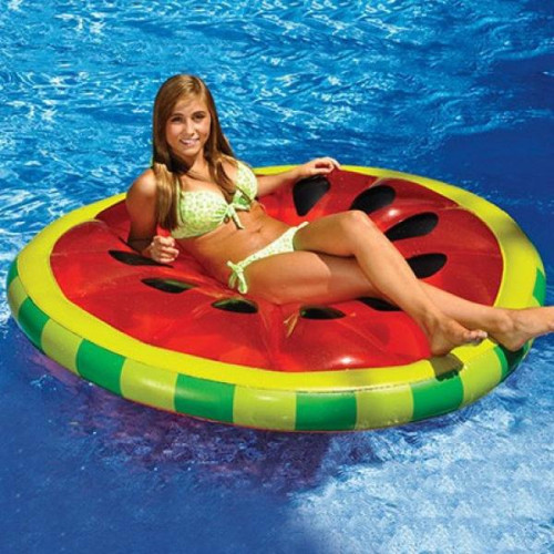 Nafukovací matrace kulatá vodní meloun 183cm Intex