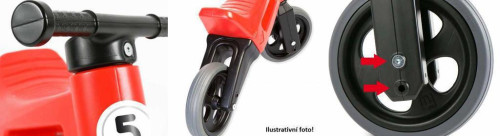 Odrážedlo Funny Wheels Sport 2v1 s gumovými koly