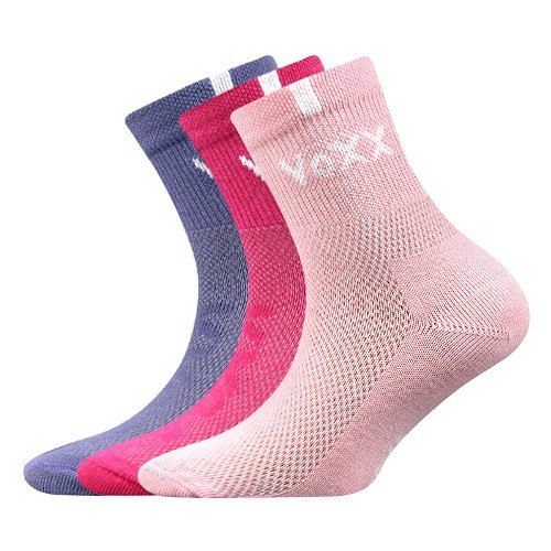 Ponožky dětské sportovní Fredík pro holky (3 páry)