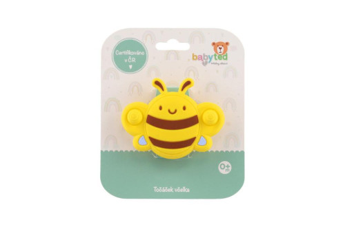 Točáček včelka babyted silikon/plast 9 x 7 cm