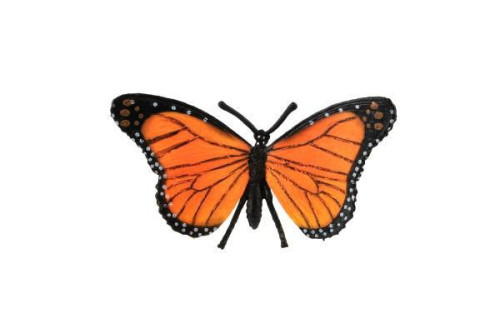 Motýl Monarcha stěhovavý (babočka) zooted plast 11 cm