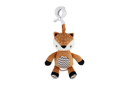 Natahovací hrací strojek plyš 30 cm závěs na postýlku/kočárek Babyted