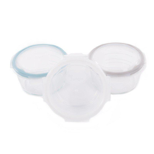 Skleněné misky s víčky B-Glass Bowls 280 ml Bo Jungle