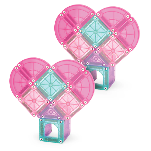 Magnetická stavebnice microMAGS Heart to Heart Travel Set 26 dílů