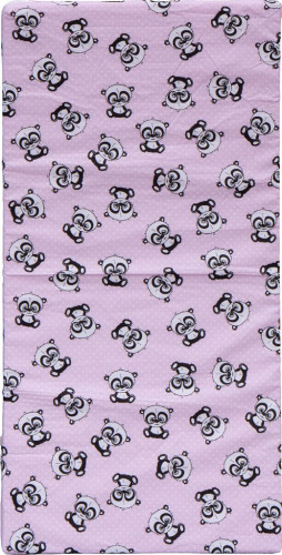 Molitanová matrace do postýlky 120 x 60 x 6 cm vzor Alpaka, barevná Scarlett