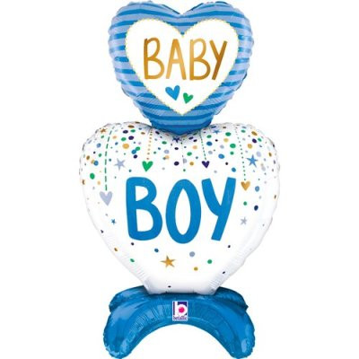 Dort samostojící Baby Boy 28"/71 cm fóliový balónek nafukovací