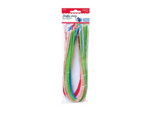 Drátky chlupaté dlouhé 15 ks, 50 cm