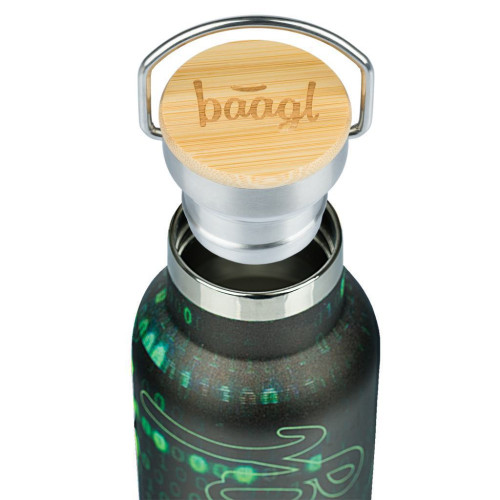 Termoláhev s bambusovým víčkem 500 ml Baagl