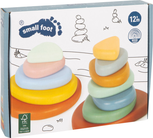 Montessori říční kameny Balanční hra Small Foot