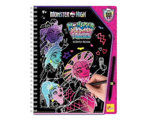 Vyškrabávací omalovánky Kamarádky navždy Monster High