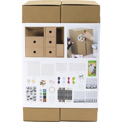 Kreativní sada Maxi box se zásuvkami Dekorování textilu Creativ Company