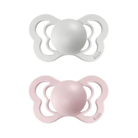 Bibs dudlíky silikon ortodonické 2 ks Couture 0 - 6 měsíců