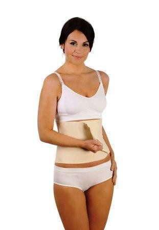 Stahovací pás Belly Binder organic - BÉŽOVÝ S/M 2. JAKOST