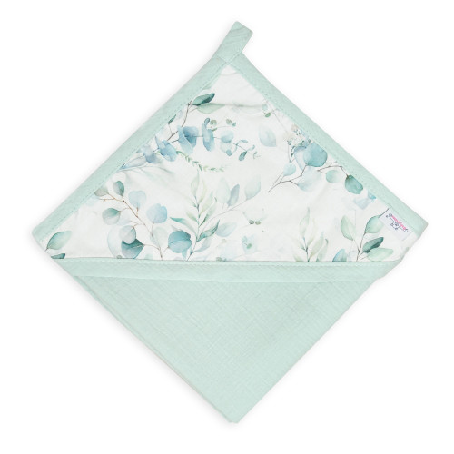 Mušelínová osuška s kapucí Design 85 x 85 cm Babymatex