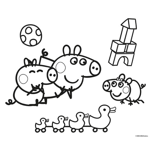 555 samolepek Prasátko Peppa