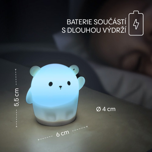 Silikonové závěsné LED světýlko Zopa