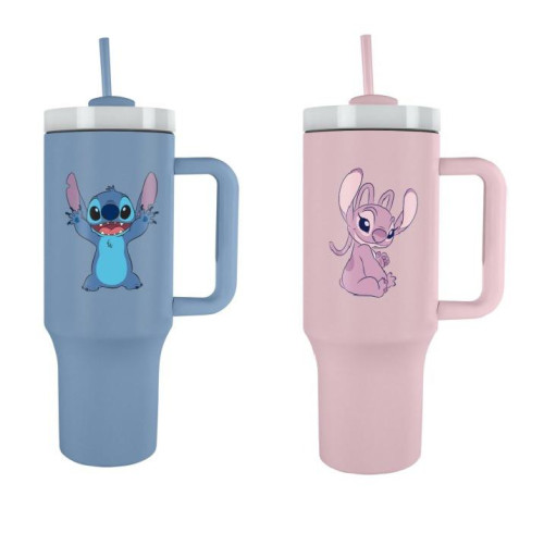 Lilo a Stitch cestovní hrnek s brčkem 1 200 ml