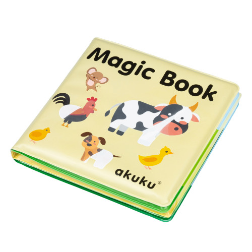 Magická měkká knížka do vany Akuku