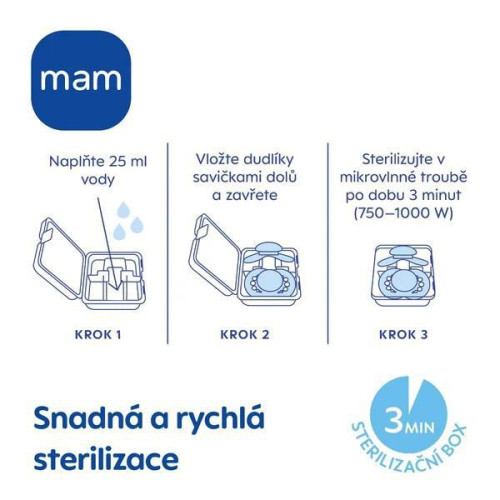 Dudlík Air silikon 0 m+ MAM