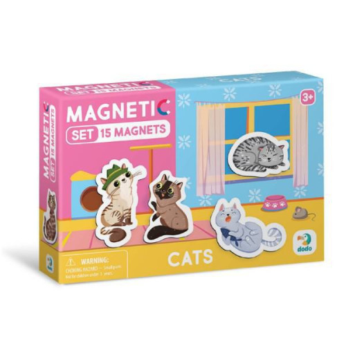 Magnety Kočky 15 ks v krabičce
