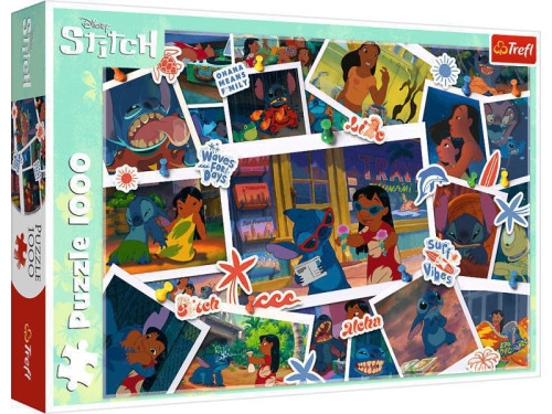Puzzle Lilo&Stitch Sladké vzpomínky 1000 dílků 68,3 x 48 cm