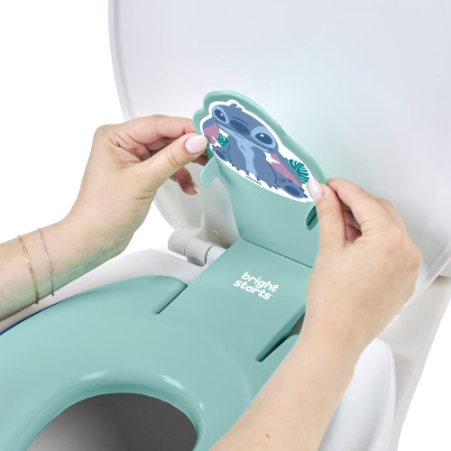 Redukce na WC nalepovací Flip & Sit™ Stitch™ 18 m+ do 23 kg Bright Starts