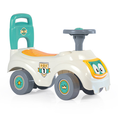 Odrážedlo auto s opěradlem Bílé
