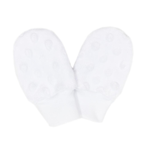 Kojenecké zimní rukavice Esito Minky White