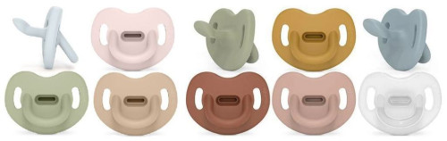 Šidítko anatomické silikon 6-18 m SX PRO Colour Essence Suavinex