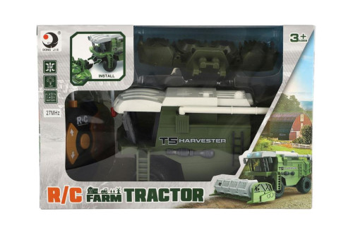Kombajn RC plast 22 cm 27MHz se světlem